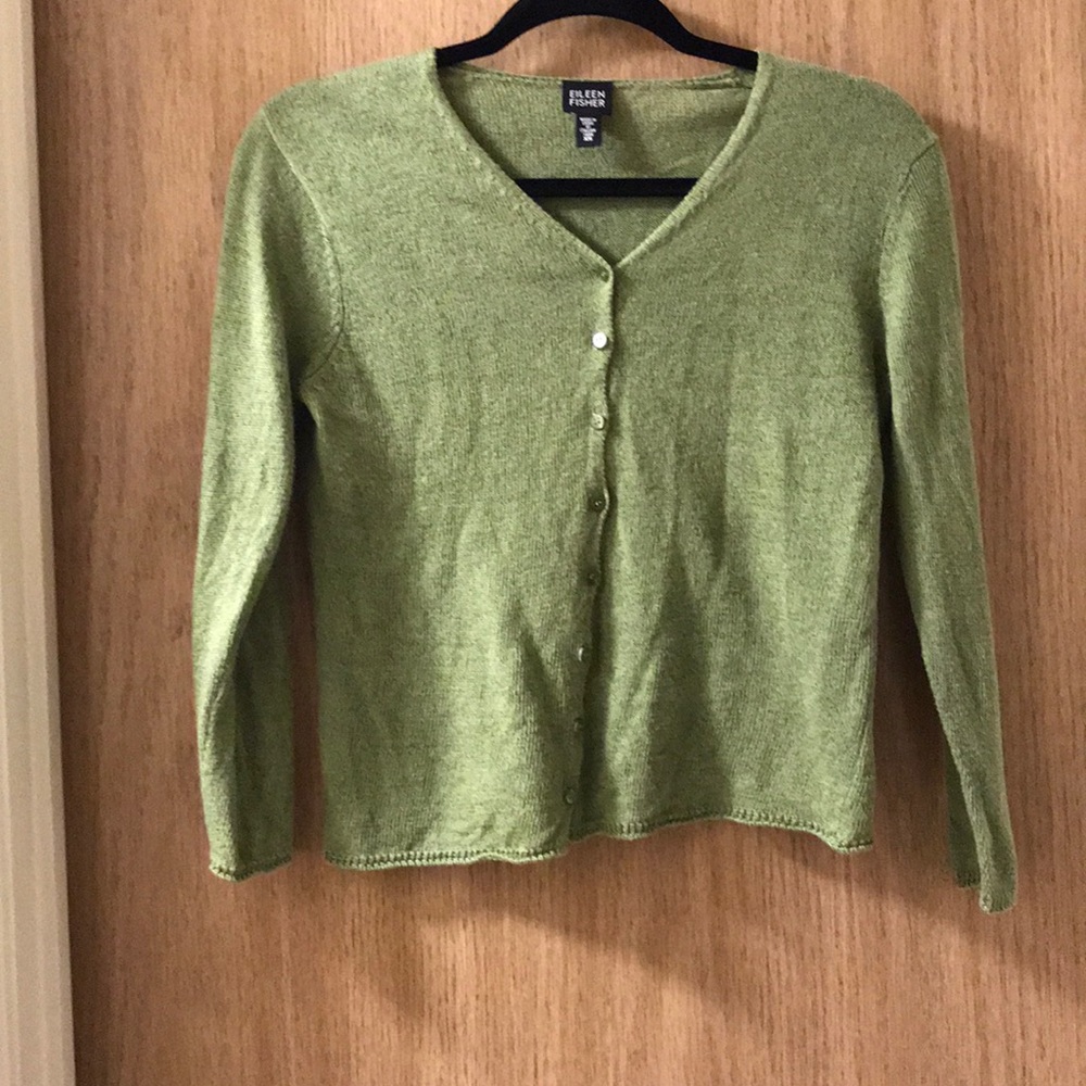 Eileen Fisher linen/cotton/viscose Cardigan